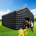 Tienda inflable portátil en forma de cubo / Cenador cuadrado grande para eventos nocturnos y exposiciones