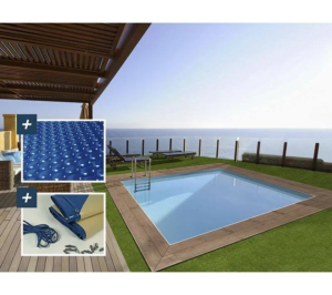 Piscina enterrada ovalada Ibiza (4,16 x 10 x 1,50 m) – kit completo con filtro de arena - Imagen 5