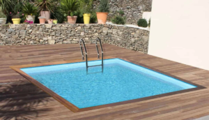 Piscina de madera GRE Carra 3,05 x 3,05 x 1,19 m - Imagen 3