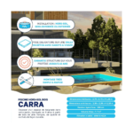 Piscina de madera GRE Carra 3,05 x 3,05 x 1,19 m - Imagen 6