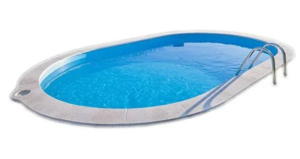 Piscina enterrada ovalada Ibiza (3,20 x 6,00 x 1,50 m) – kit completo