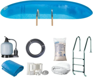 Piscina enterrada ovalada Ibiza (3,20 x 6,00 x 1,50 m) – kit completo - Imagen 2