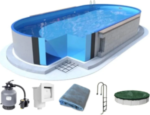 Piscina enterrada ovalada Ibiza (3,20 x 6,00 x 1,50 m) – kit completo - Imagen 5