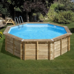Piscina de madera Violette II 5,00 x 1,27 m (alto)