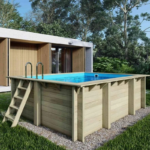 Piscina elevada de madera Aqua 4,65 x 2,85 m - Imagen 2