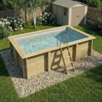 Piscina elevada de madera Aqua 4,65 x 2,85 m - Imagen 3