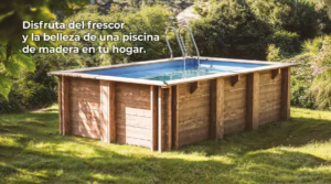 Piscina de madera Marbella 4,27 x 2,77 x 1,19 m - Imagen 8