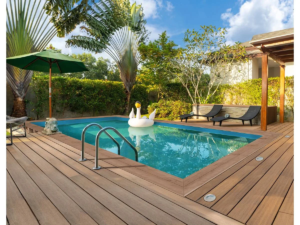 Piscina de madera rectangular Panama 130