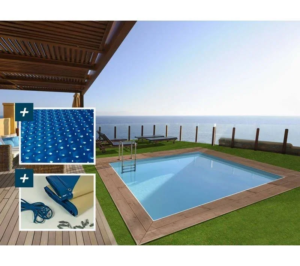 Piscina de madera rectangular Panama 130 - Imagen 4