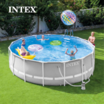 Set de piscina elevada Intex Prism Frame de 18 pies x 48 pulgadas - Imagen 6