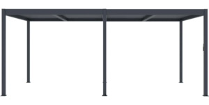 Pérgola bioclimática 3x6m Lamas de aluminio y acero - Imagen 7
