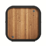 Sauna tipo cubo para exteriores SaunaLife modelo CL5G para 4 personas - Imagen 5