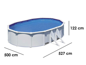 Piscina ovalada Gre Fiji de 5,00 m - Imagen 5