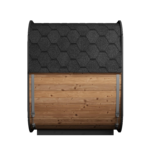 Sauna tipo cubo para exteriores SaunaLife modelo CL5G para 4 personas - Imagen 3