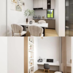 Cabaña modular plegable y ampliable tipo contenedor de 30 pies, con 2 dormitorios y baño completo; pequeña vivienda portátil equipada para patio - Imagen 6