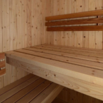 Sauna de interior Auburn para 2-3 personas – Puerta compacta y elegante / Calentador inteligente KIP de 6 kW + Fenix - Imagen 8