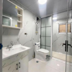 Cabaña modular plegable y ampliable tipo contenedor de 30 pies, con 2 dormitorios y baño completo; pequeña vivienda portátil equipada para patio - Imagen 5