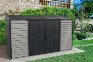 Kit de cobertizo de almacenamiento de vinilo Duramax 10×4 SideMate Plus Pro (modelo 36825) - Imagen 9